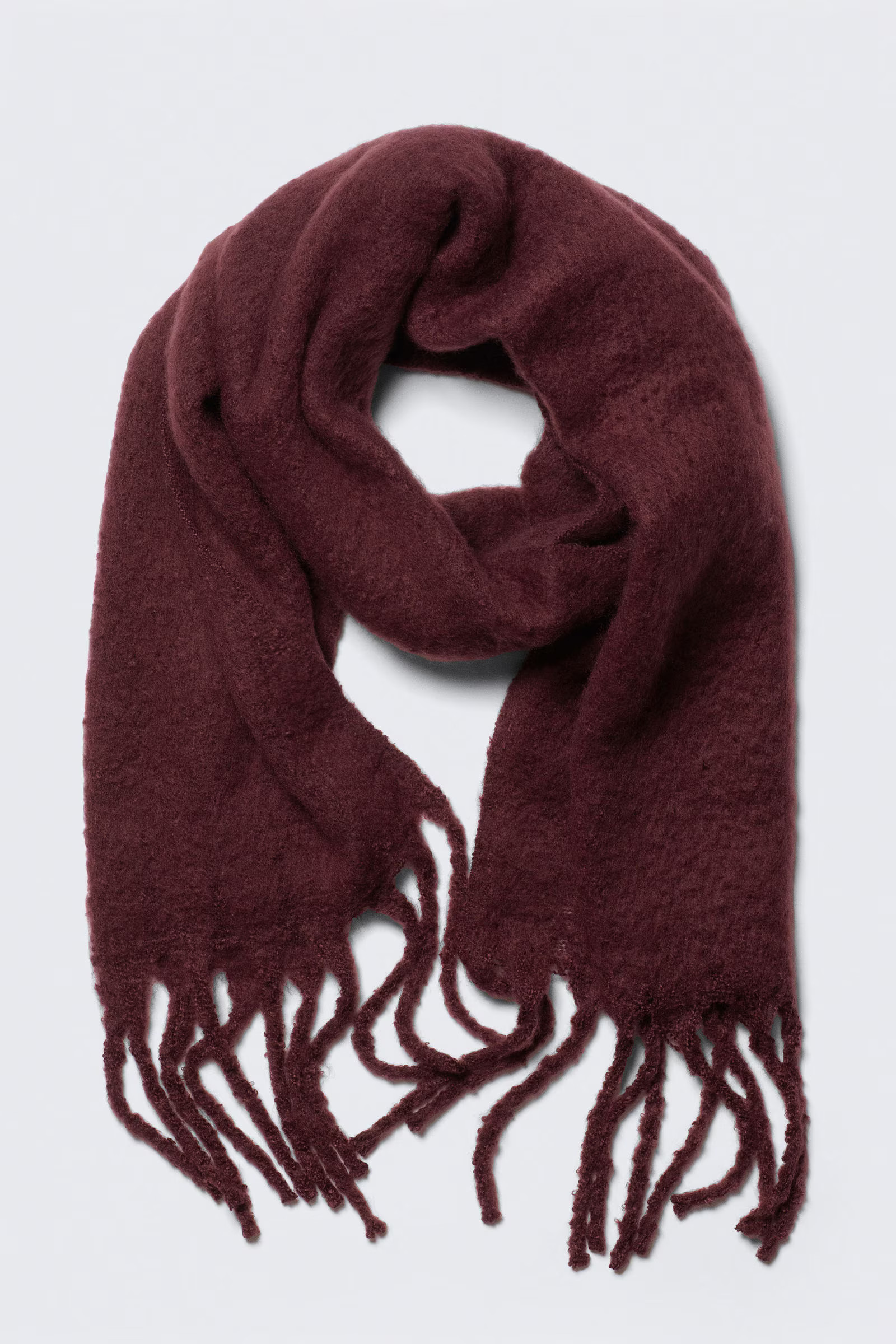 Chunky Fringed Scarf | Weekday