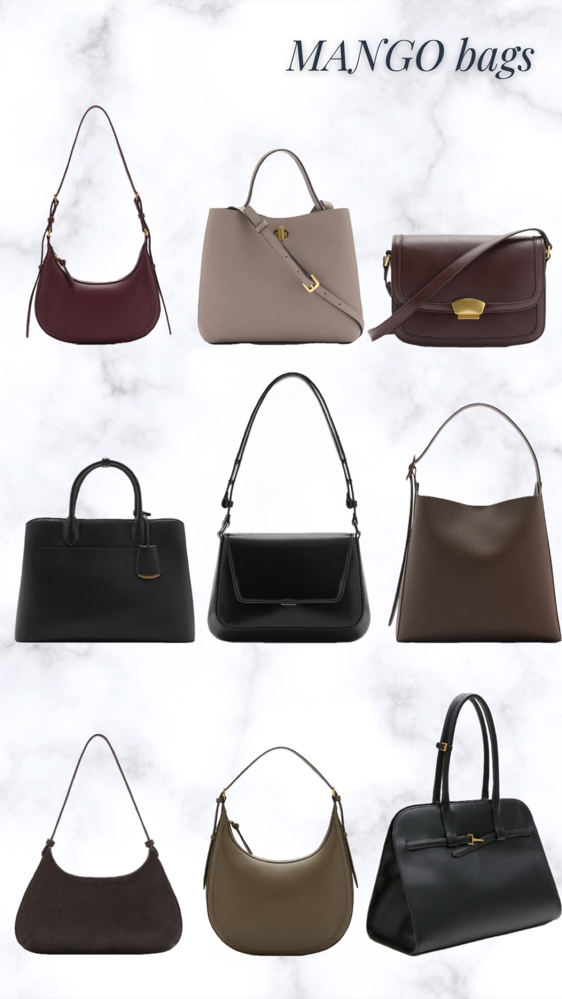The most gorgeous, affordable purses and bags from Mango! Shoulder bags, crossbody bags, totes, and wristlets for great prices with a luxurious look  

#LTKFindsUnder100 #LTKItBag #LTKSaleAlert