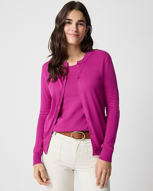 Classic cotton cardigan sweater | J.Crew Factory