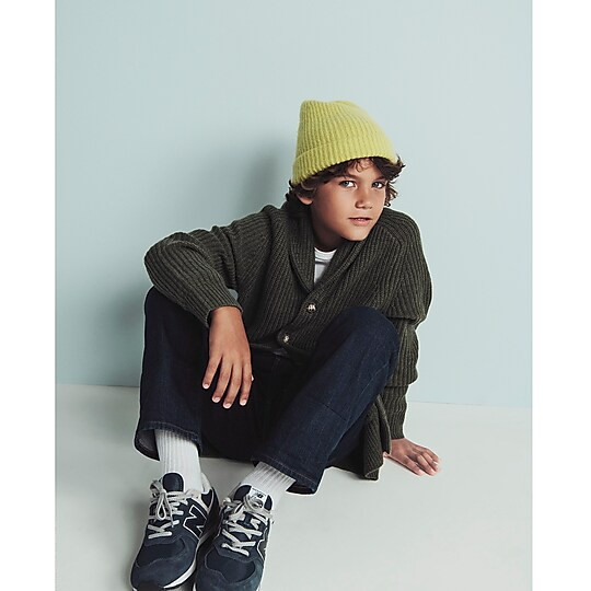 Boys' shawl-collar cardigan sweater | J. Crew US
