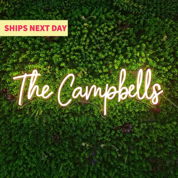 Name Neon Sign -  Light Up Sign Wedding | WEDDING Decoration | personalized neon name gift | WEDD... | Etsy (US)