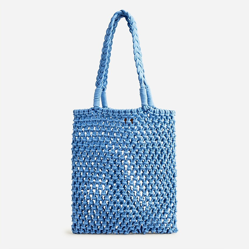 Cádiz hand-knotted rope tote | J. Crew US