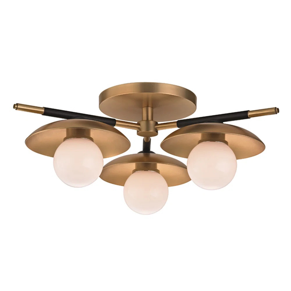 Julien Glass Semi Flush Mount | Wayfair North America