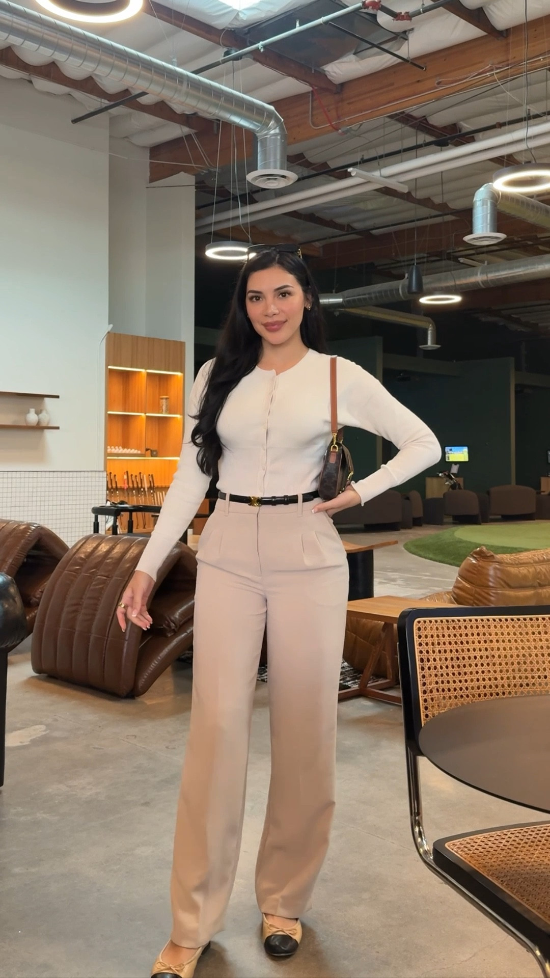 Sunglasses Miu Miu, belt & bag Celine 