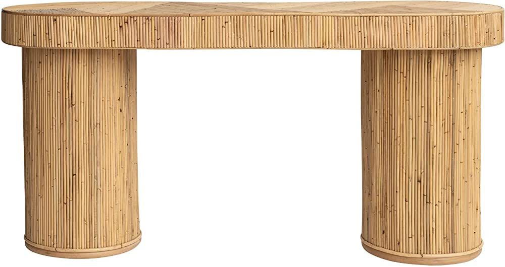 Bloomingville Boho Rattan Wrapped, Natural Console Table | Amazon (US)