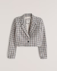 Women's Cropped Blazer | Women's Up To 40% Off Select Styles | Abercrombie.com | Abercrombie & Fitch (US)