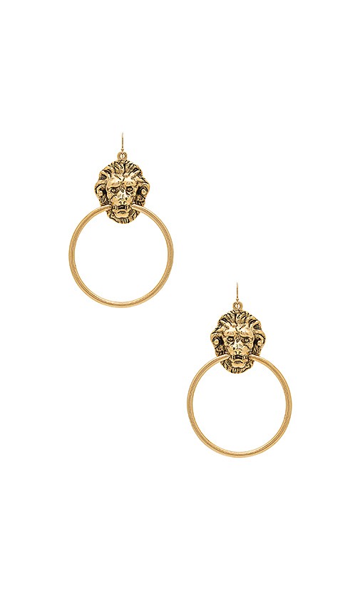 Vanessa Mooney Vandal Earrings in Gold | Revolve Clothing