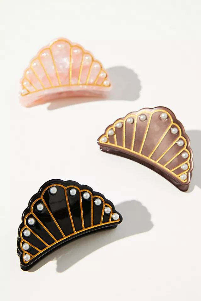 Shell Claw Hair Clip Set | Anthropologie (US)