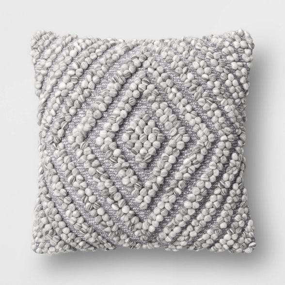 Square Chunky Diamond Patterned Throw Pillow​ - Project 62™ | Target