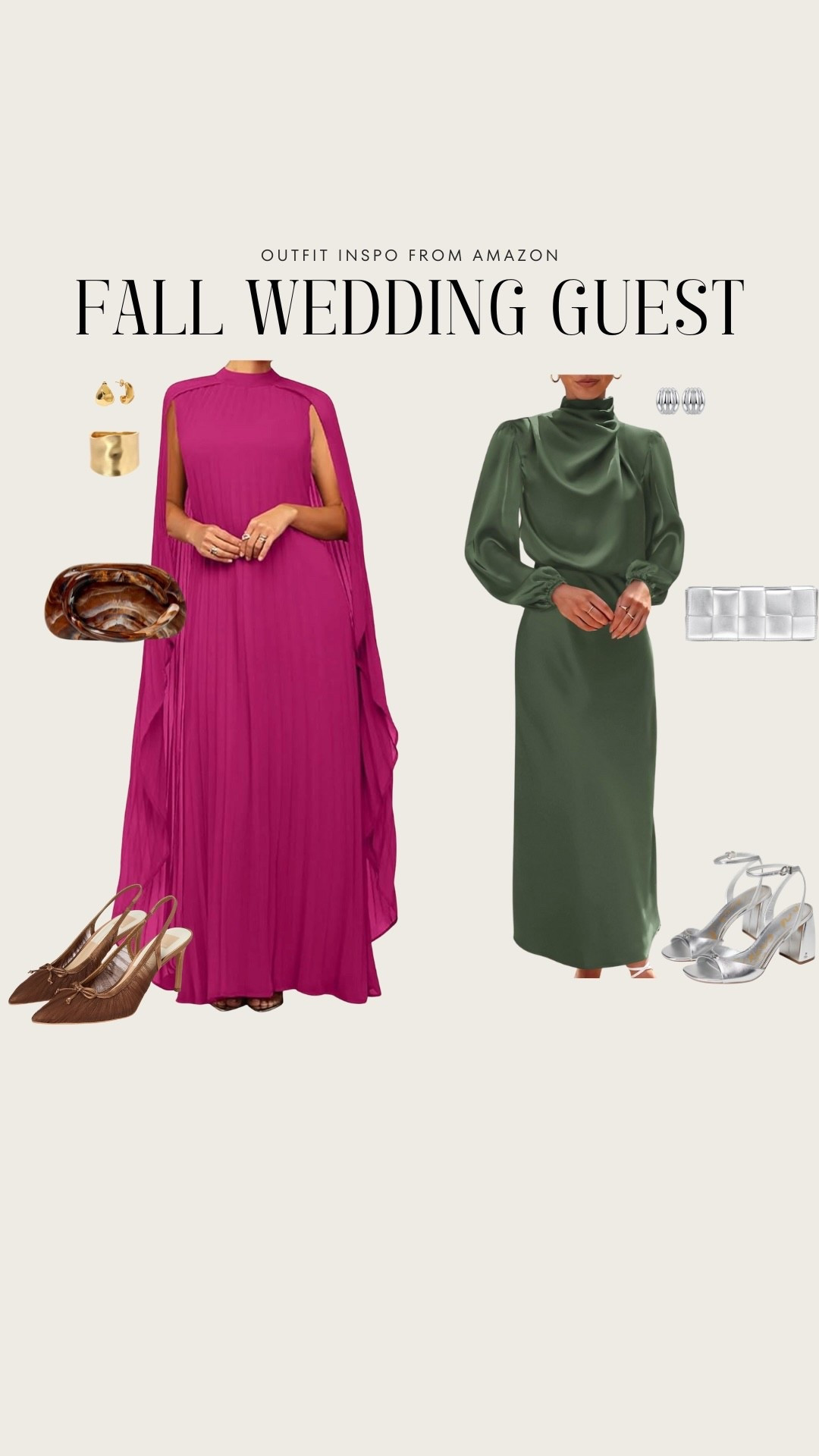 Fall wedding guest dresses 🤎

#LTKWedding #LTKStyleTip #LTKMidsize