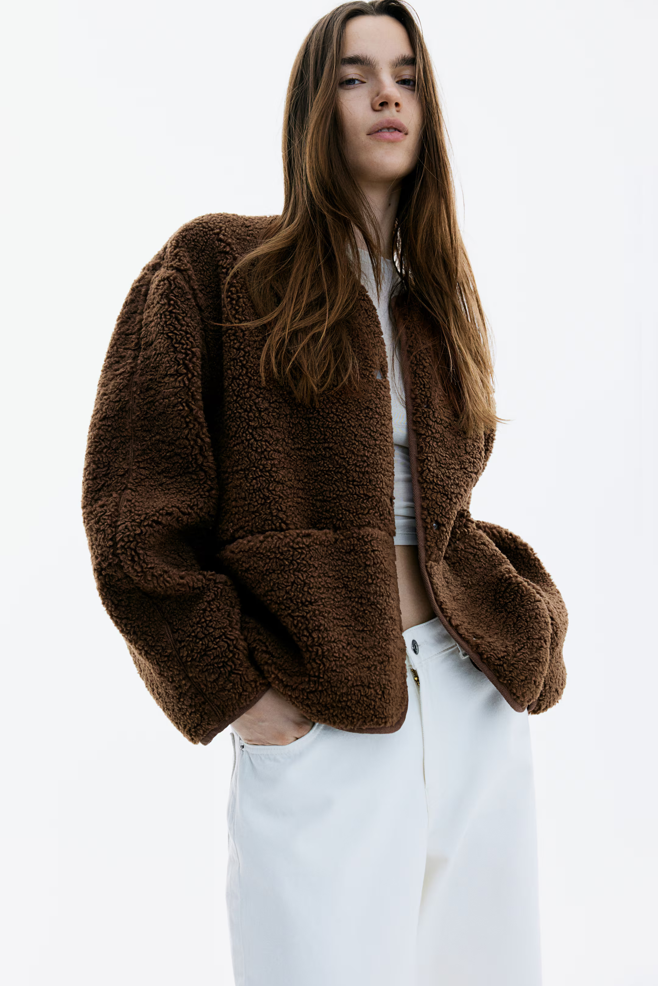 Teddy jacket | H&M (UK, MY, IN, SG, PH, TW, HK)