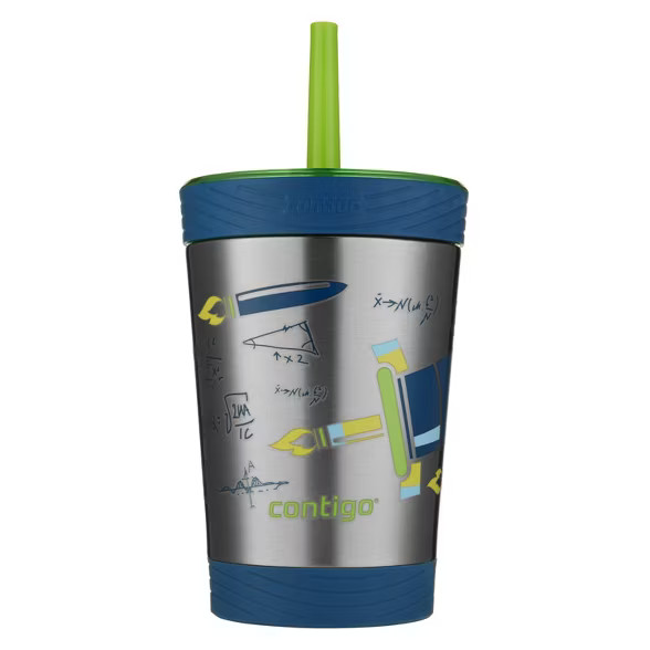 Contigo 12oz Kids Thermalock Stainless Steel Spill-Proof Tumbler with Straw | Target