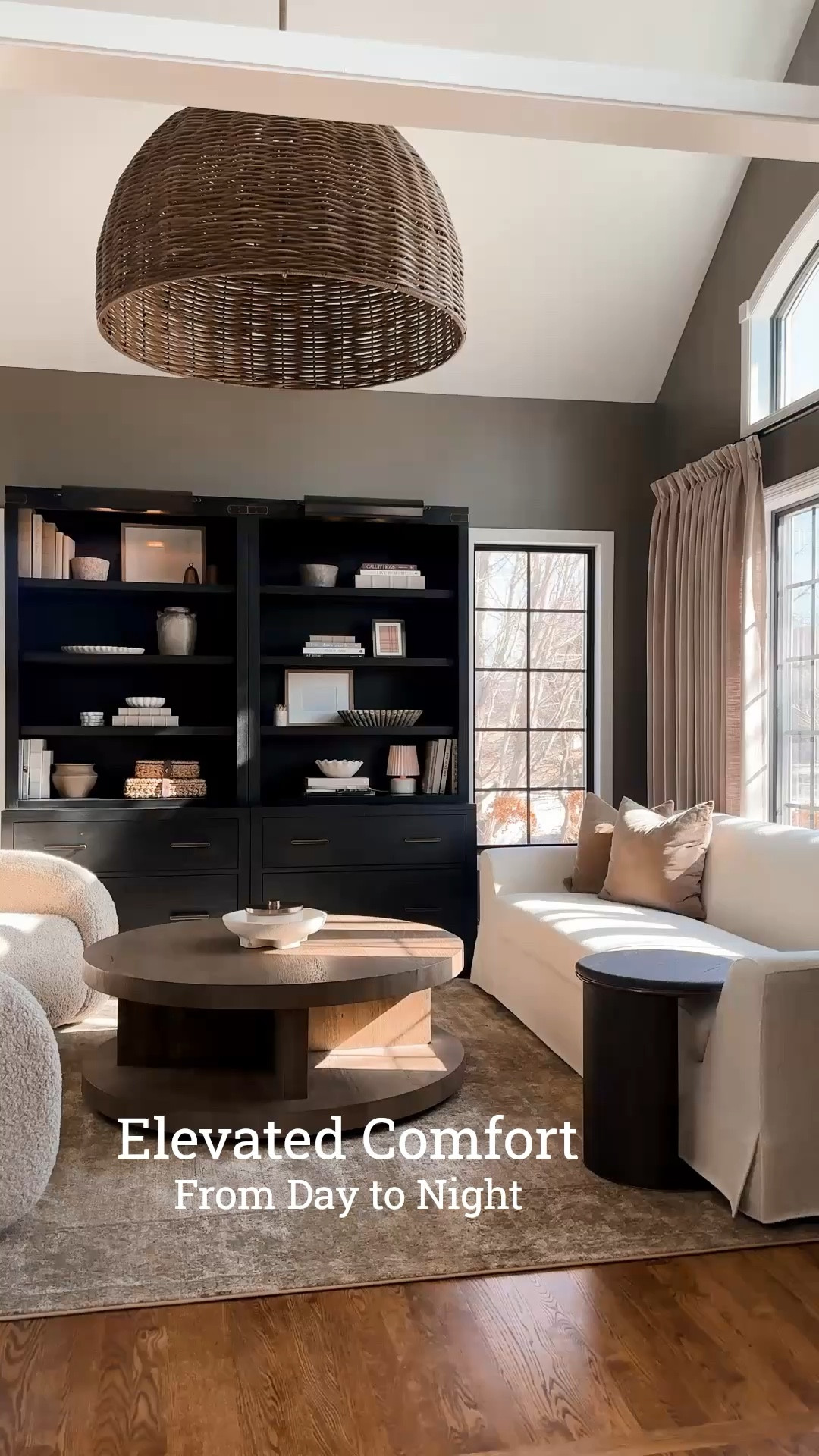 Elevated Comfort from Day to Night  • Welcome to our new formal living room, which turns out still functions as our office too. When we decided to transition this space from a traditional home office to a more formal, yet inviting sitting room I knew that I wanted the new furniture piece to feel elevated yet still inviting and comfortable. When I found the Nuvora Sofa from Caloroso I knew it would be the perfect piece for the room. We choose the Nova Dune color to compliment the other pieces in the space. We also added the Fetta black elm side table to the room. The C-shaped design, natural material & beautiful wood gran truly make is statement piece that blends both warmth & elegance. 

Couch & Table can’t be linked here unfortunately 

#LTKSaleAlert #LTKdayinmylife #LTKHome