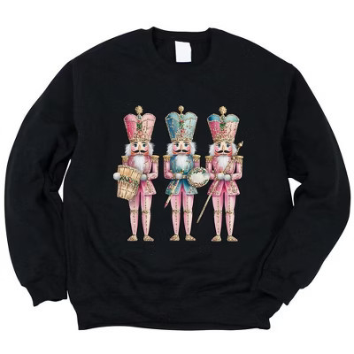 Simply Sage Market Women's Graphic Sweatshirt Nutcracker Pink - M - Midnight | Target