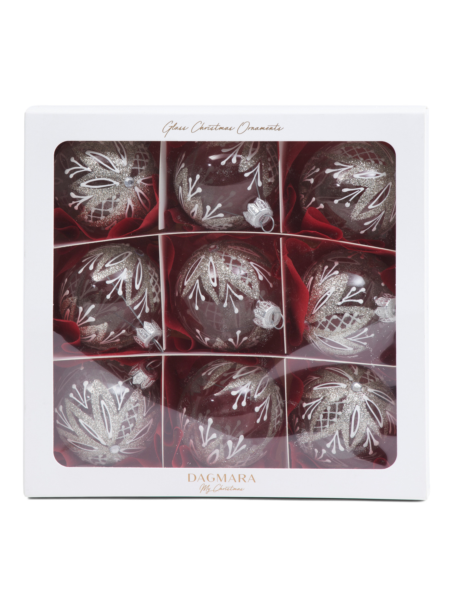 Handcrafted In Poland 9pc Lace Ornament Set | TJ Maxx