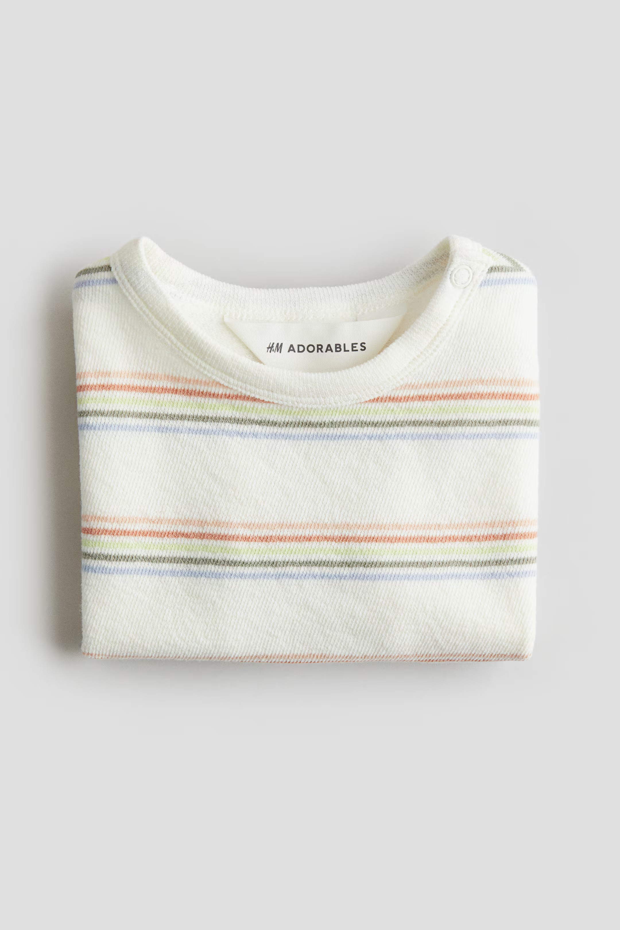 Cotton terry T-shirt | H&M (UK, MY, IN, SG, PH, TW, HK)