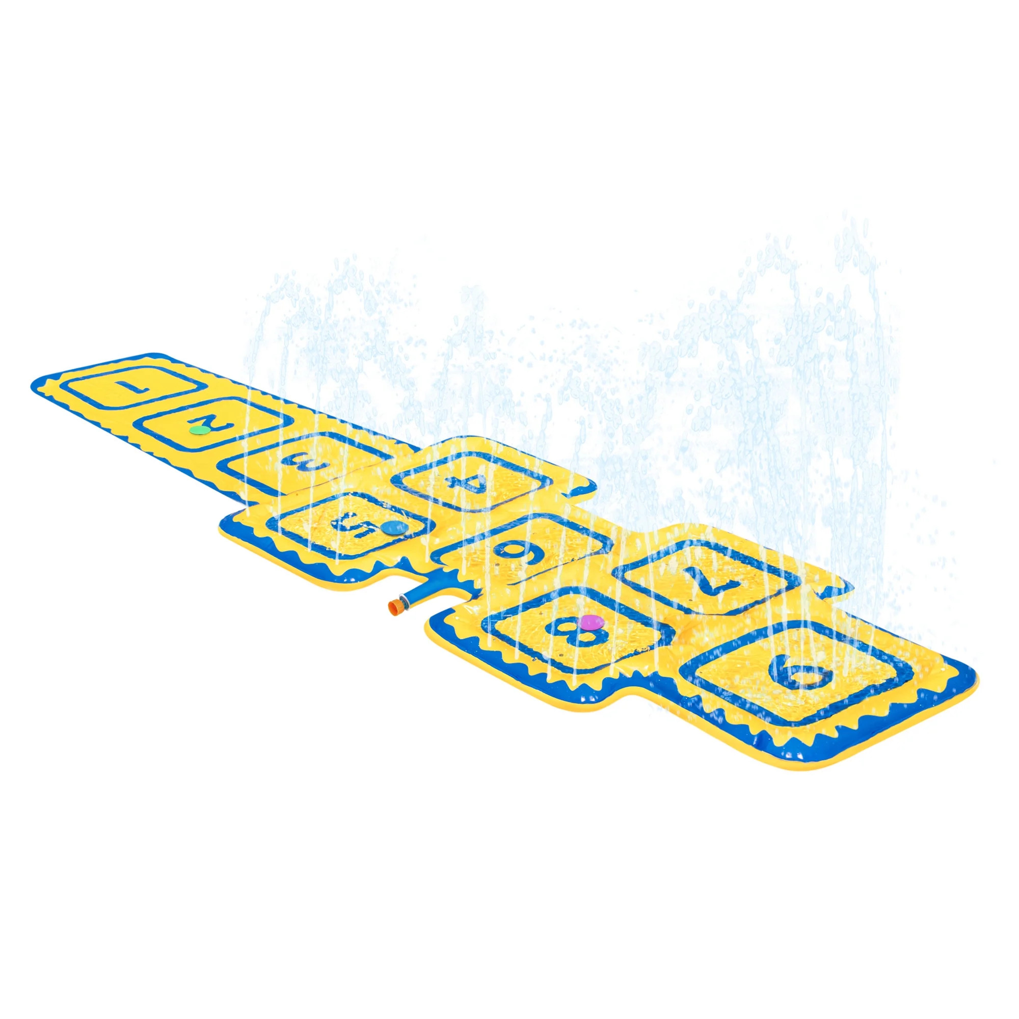 Bluescape Summer Hopscotch Sprinkler Game Inflatable Mat for Kids Outdoor Play for Ages 3+ | Walmart (US)