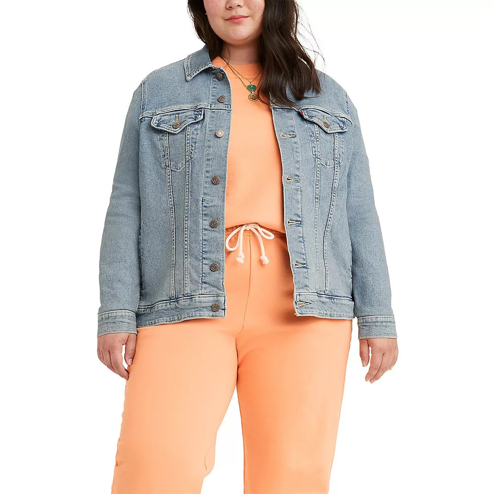 Plus Size Levi's® Denim Trucker Jacket | Kohl's