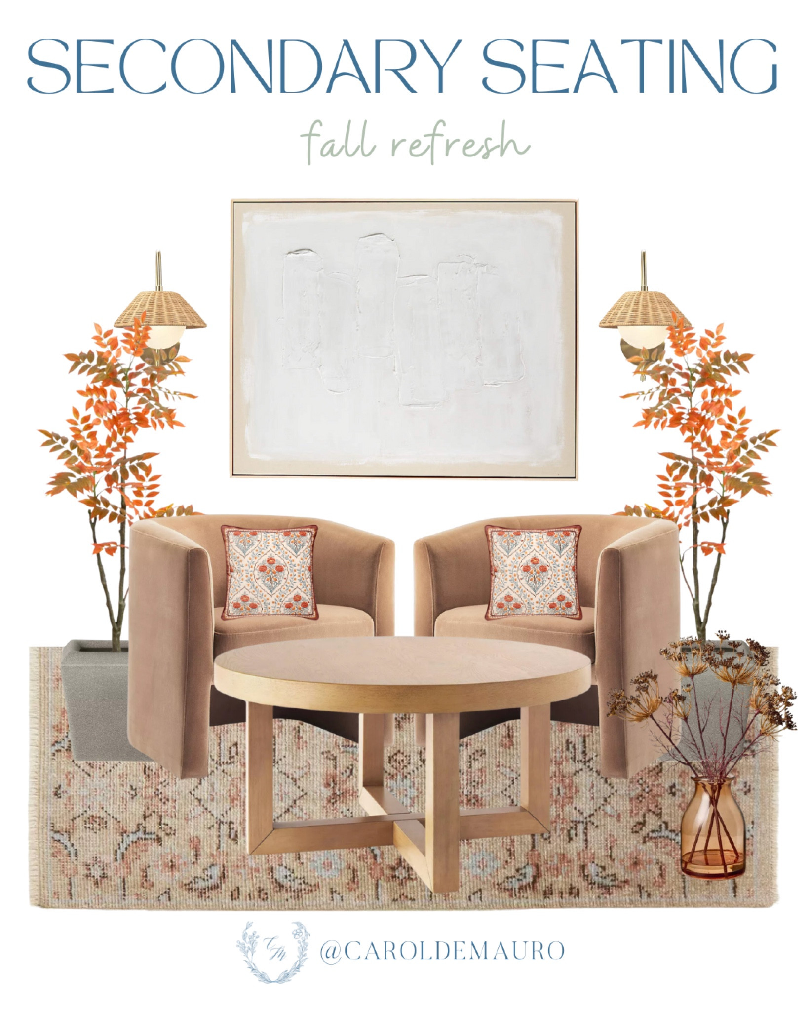 This cozy nook is sure to become your favorite spot in the house! Add a touch of personality to your home by purchasing these minimalist furniture, unique artwork and decorative accents for a truly cozy and stylish retreat.
#interiordesign #homeinspo #neutraldecor #fallrefresh

#LTKStyleTip #LTKSeasonal #LTKHome