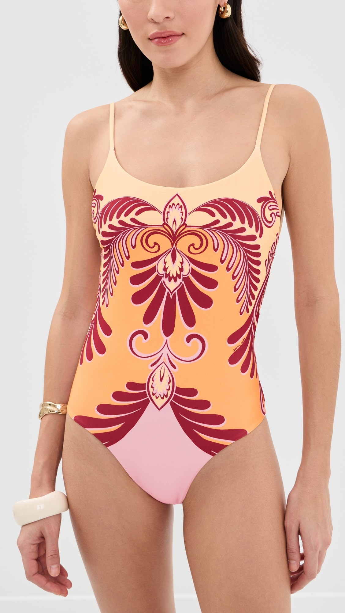 Arabesc Soft Yellow One Piece | Shopbop