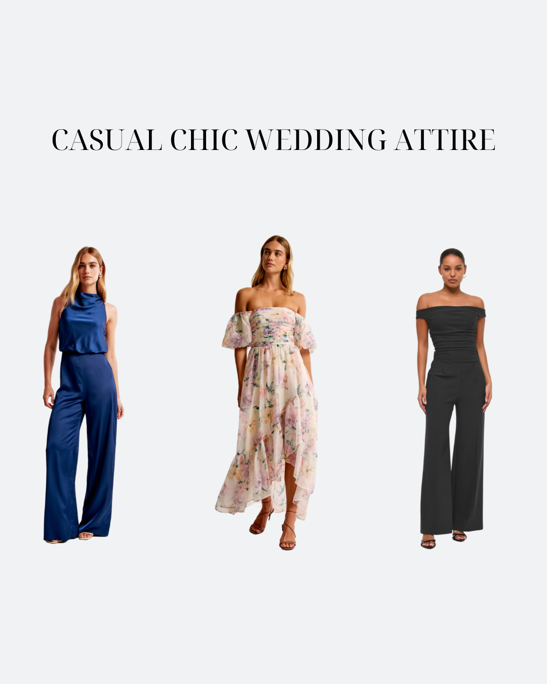 Effortlessly stylish yet wedding-ready! These outfits are perfect for a casual chic wedding or a welcome party look that’s polished but relaxed. 💛 Which one would you wear?

#WeddingGuestStyle #CasualChic #WeddingWelcomeOutfit #LTKStyling #EffortlessElegance 

 #LTKSpringSale #LTKSaleAlert #LTKWedding