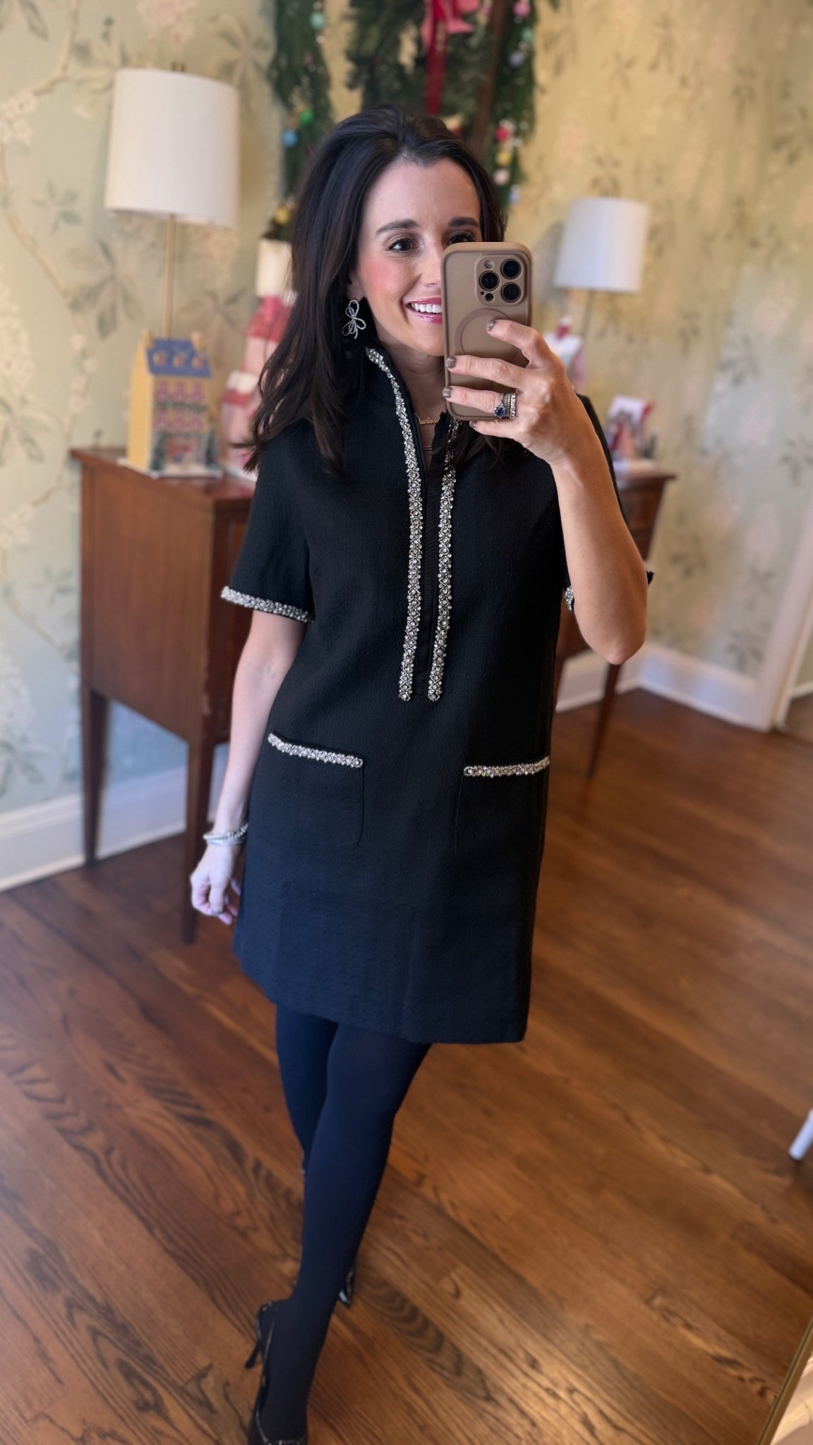 The perfect Christmas Eve. Dress🖤🖤🖤 wearing an XS from
Tuckernuck 

#LTKmomlife #LTKootd #LTKHoliday