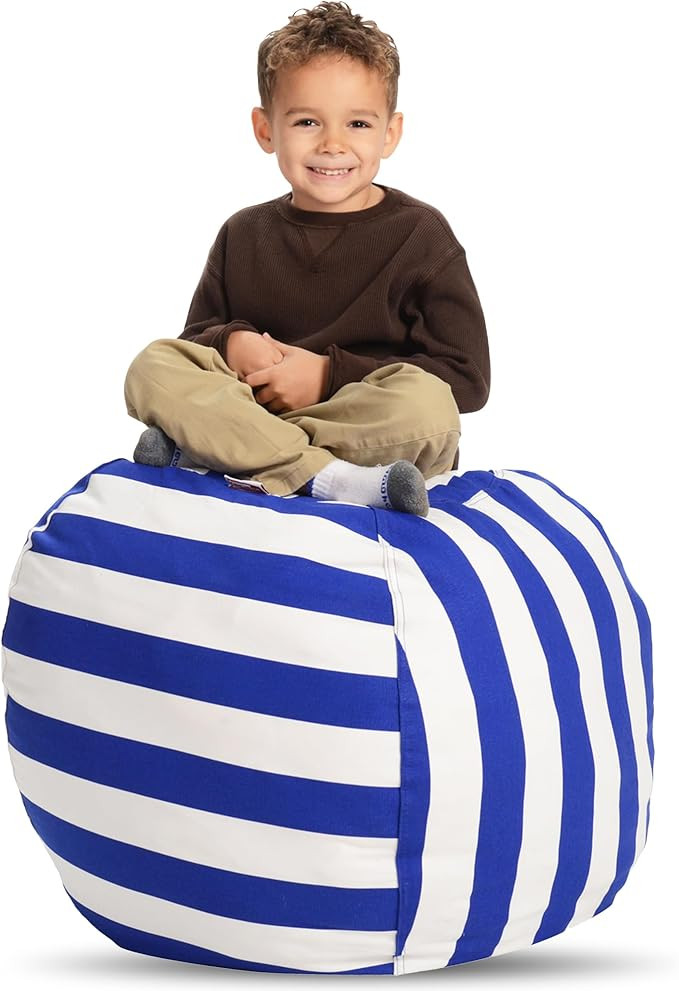 Creative QT Stuffed Animal Storage Bean Bag Chair - Stuff 'n Sit Organization for Kids Toy Storag... | Amazon (CA)