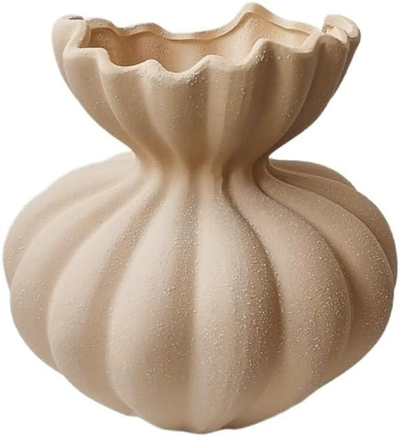 Vase, Black Ceramic Vase Living Room Table Dried Flower Arrangement Decorative Arrangement,for De... | Amazon (US)
