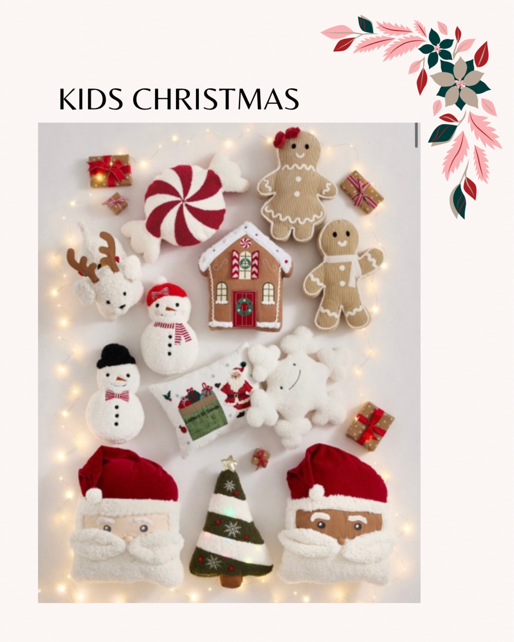 Pottery Barn Kids Christmas Plushies and Bedding. 

#LTKHoliday #LTKSeasonal #LTKGiftGuide