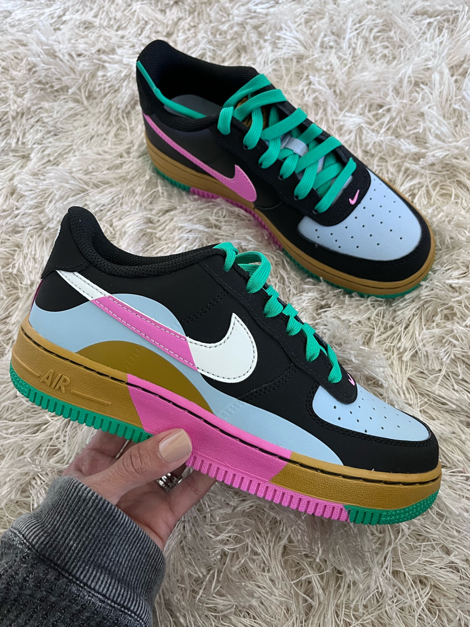 Nike sneakers
Nike colorful Air Force ones
Pink sneakers 

#LTKshoecrush #LTKfindsunder100 #LTKkids