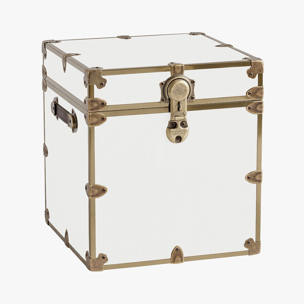 Monogram Cube Dorm Trunk (18") | Pottery Barn Teen