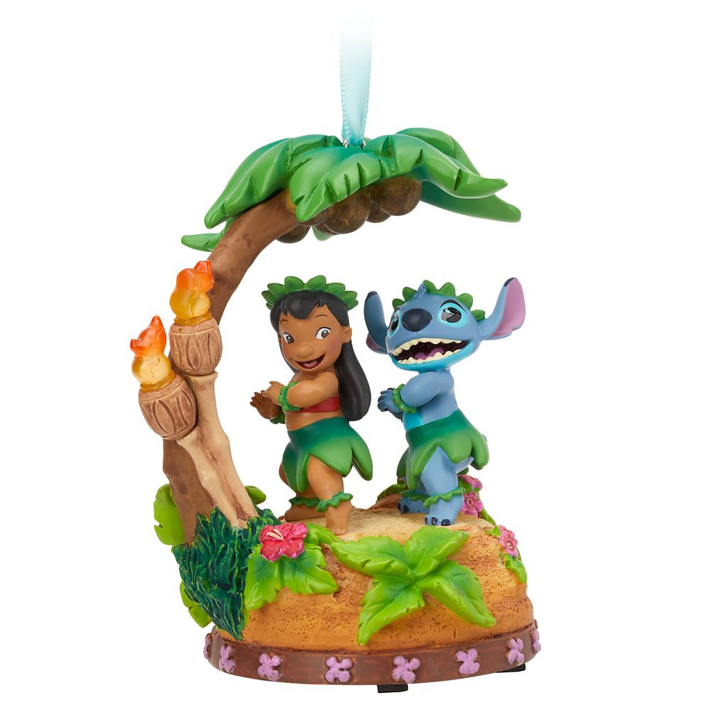 Lilo & Stitch Light-Up Singing Living Magic Sketchbook Ornament | Disney Store