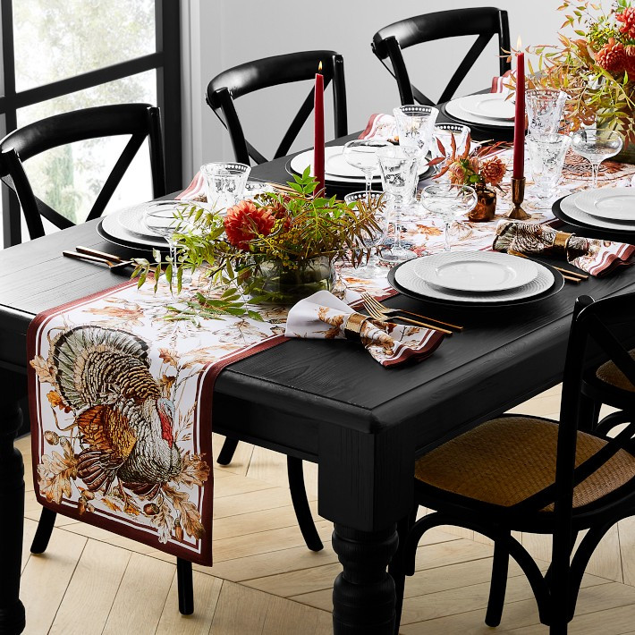 Plymouth Turkey Table Runner | Williams-Sonoma