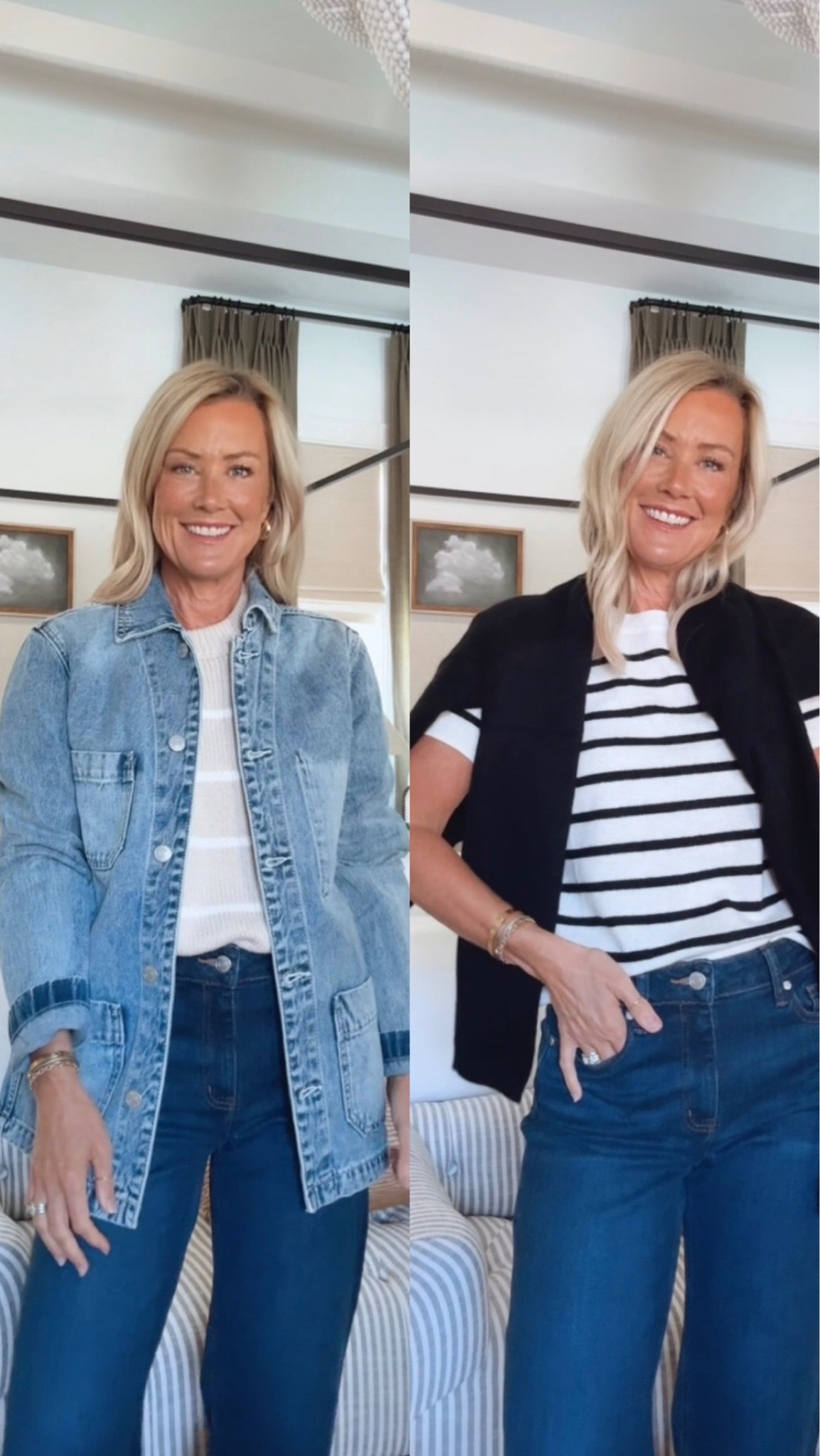 These 4 different staple pieces can transform your closet from summer to fall. Easy and affordable swaps that will elevate any look. @Quince #Quincepartner