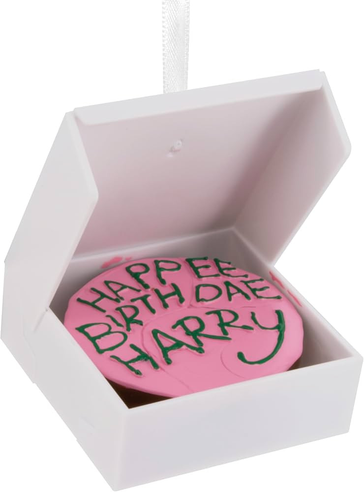 Hallmark Harry Potter Birthday Cake Christmas Ornament, Amazon Exclusive | Amazon (US)