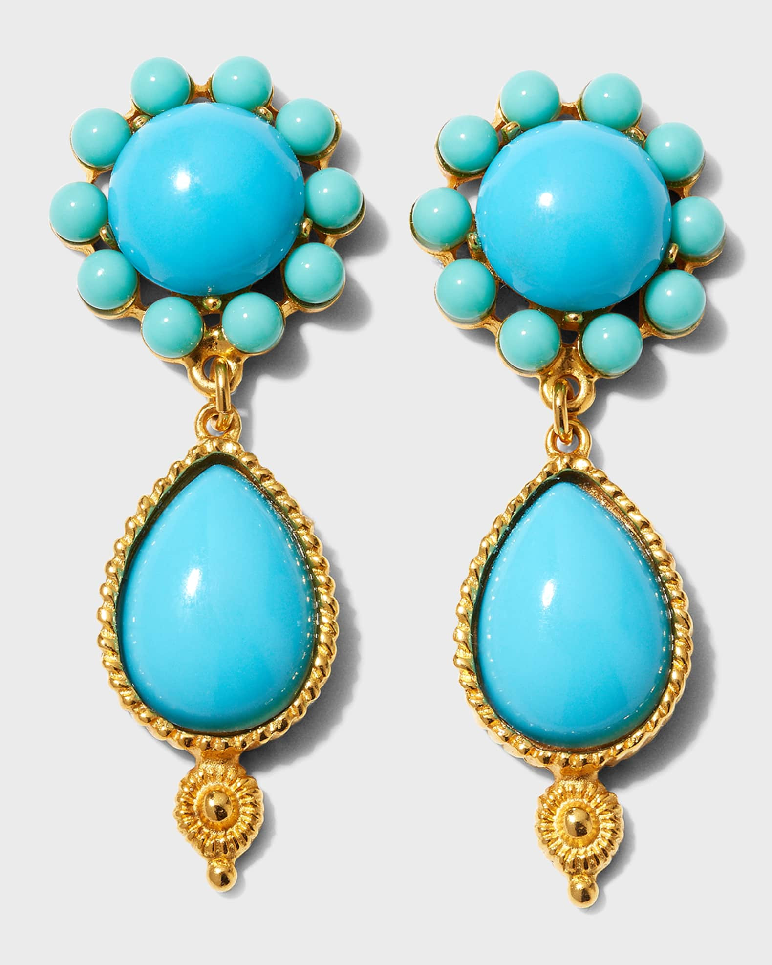 Gold Stone Dangle Earrings | Neiman Marcus