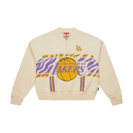 M&N x Melody Ehsani Raglan Pullover Los Angeles Lakers | Mitchell & Ness