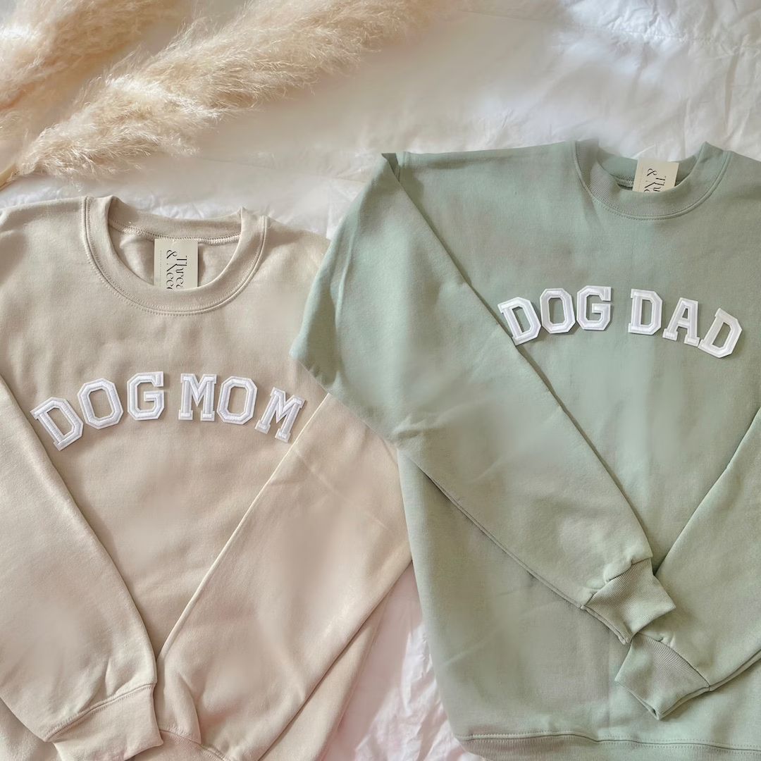 Dog Mom Sweatshirt |  Dog Mom Shirt | Dog Mom Gift | Dog Dad Sweatshirt | Dog Dad Shirt | Dog Dad... | Etsy (US)