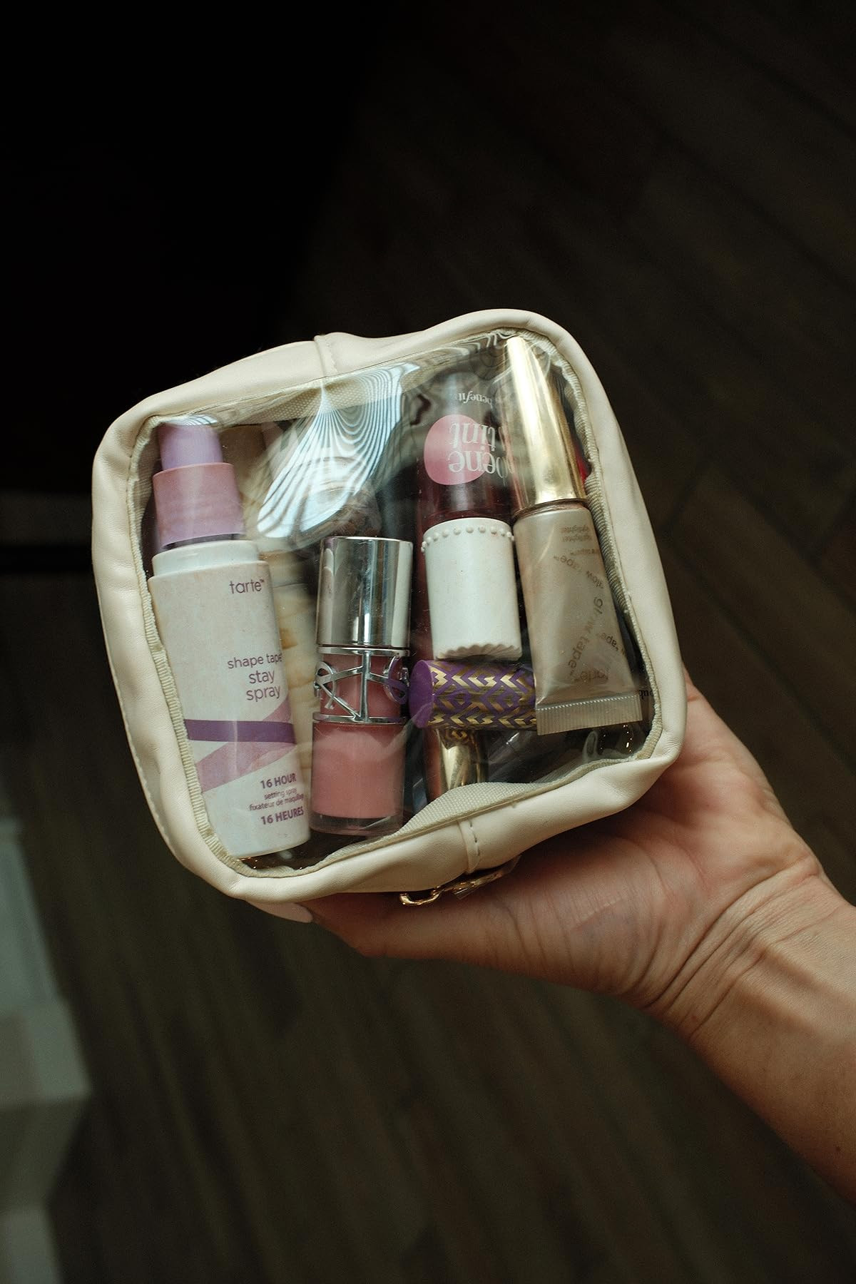 My on-the-go mini make up kit. 

#TravelEssentials #MiniMakeup #OnTheGoBeauty #MakeupBag  #BeautyEssentials 

 #LTKgrwm #LTKBeauty #LTKTravel
