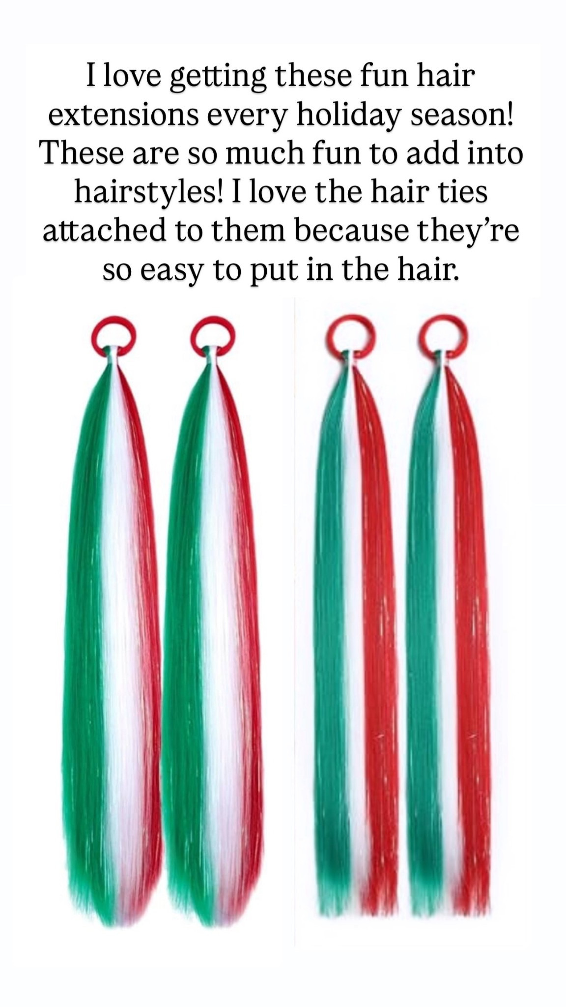 Cute holiday hair extensions

#LTKHoliday #LTKGiftGuide
