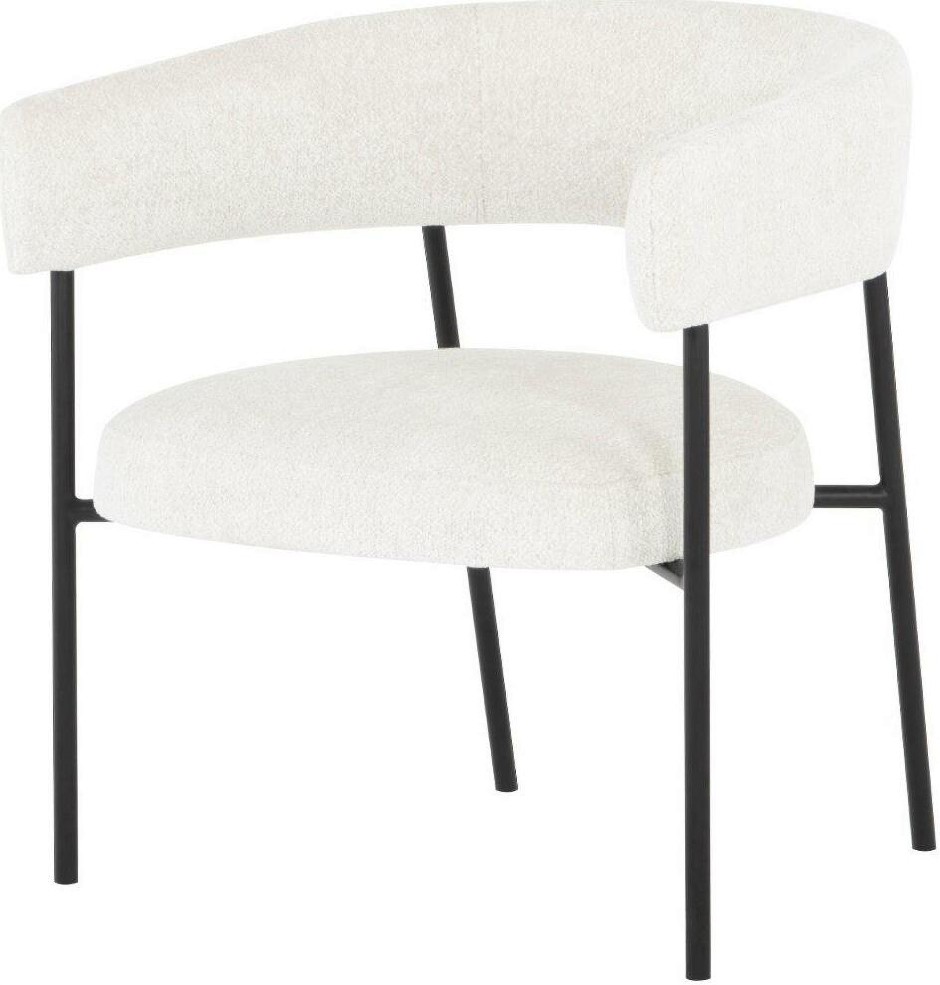 Cassia Buttermilk Boucle Occasional Chair | 1stopbedrooms