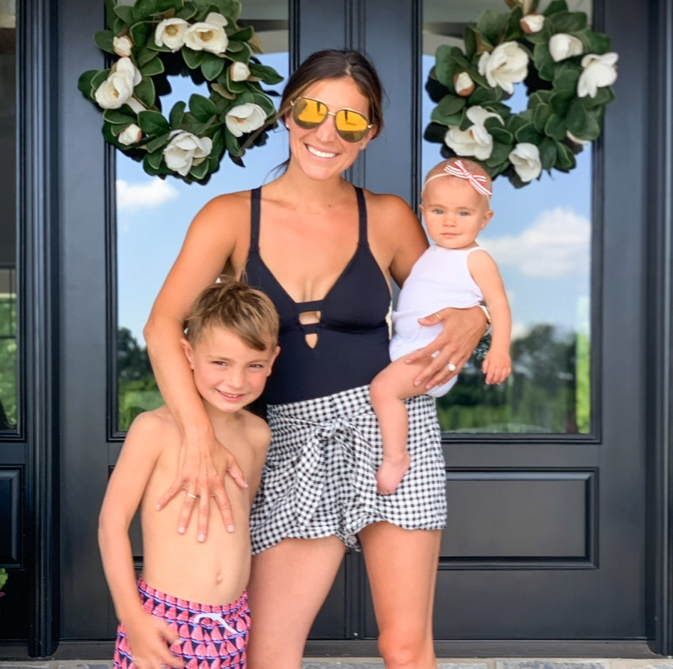 This swimsuit is one of my FAVORITES for 4 years now and it’s back in stock. I snagged it in navy blue. Wearing a US 8  

#LTKSeasonal #LTKswim