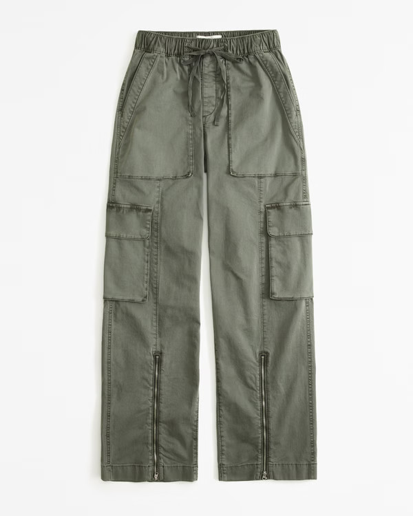 Baggy Cargo Pull-On Pant | Abercrombie & Fitch (US)