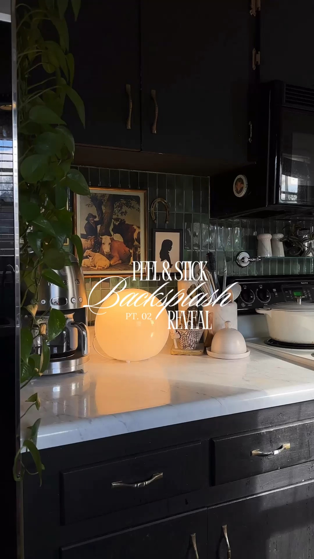The prettiest renter friendly kitchen update was so easy!⏲️👩🏻‍🍳

#LTKWatchNow