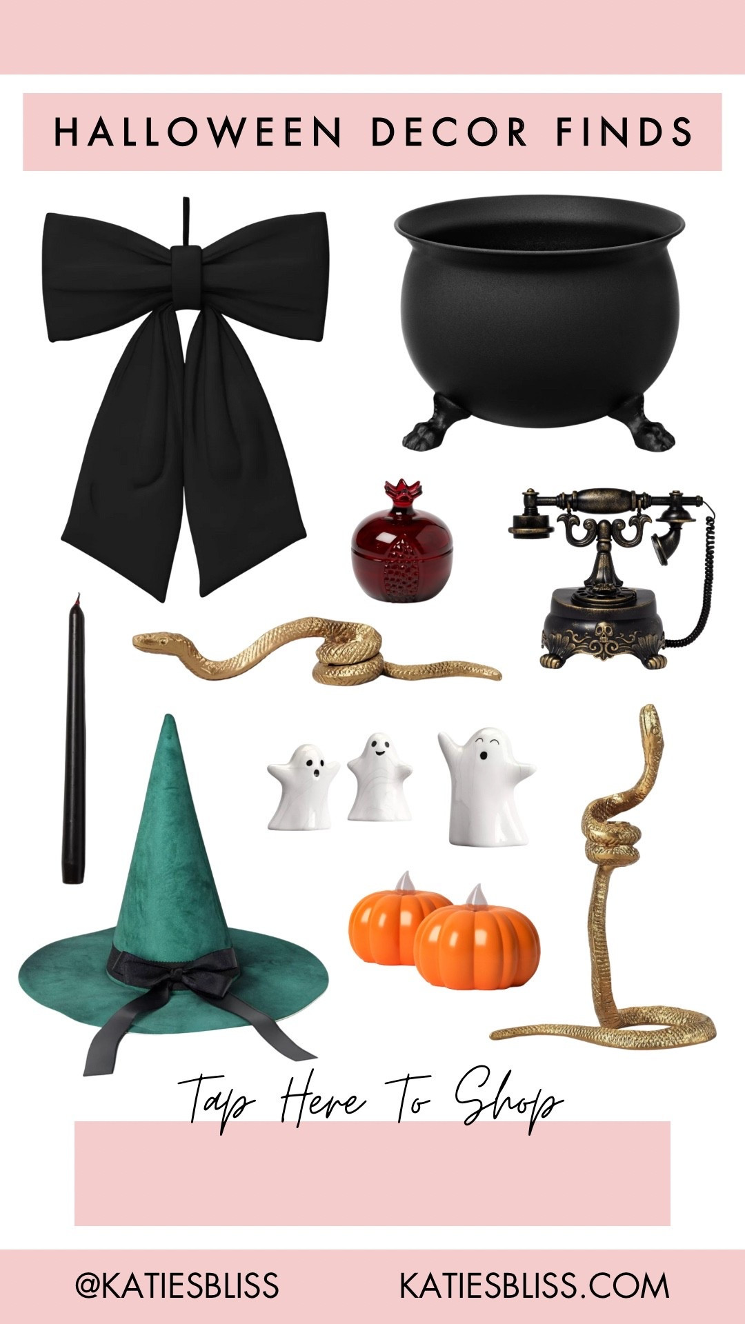 Halloween decor finds ✨

Target. Home. Decor. Candle. Fall. Autumn. Halloween. Snake. Cauldron. Bow. 



Follow my LTK @katiesbliss on the @shop.LTK app to view this post and get my exclusive app-only content!

#liketkit #LTKHome #LTKFindsUnder50 #LTKFindsUnder100
@shop.ltk
https://liketk.it/5ndUW

#LTKFindsUnder50 #LTKHome #LTKSeasonal