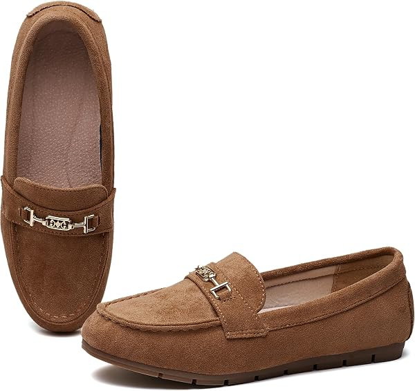 Loafers for Women Comfortable Slip On Flats with Memory Foam Insole for Daily Wearing | Amazon (US)