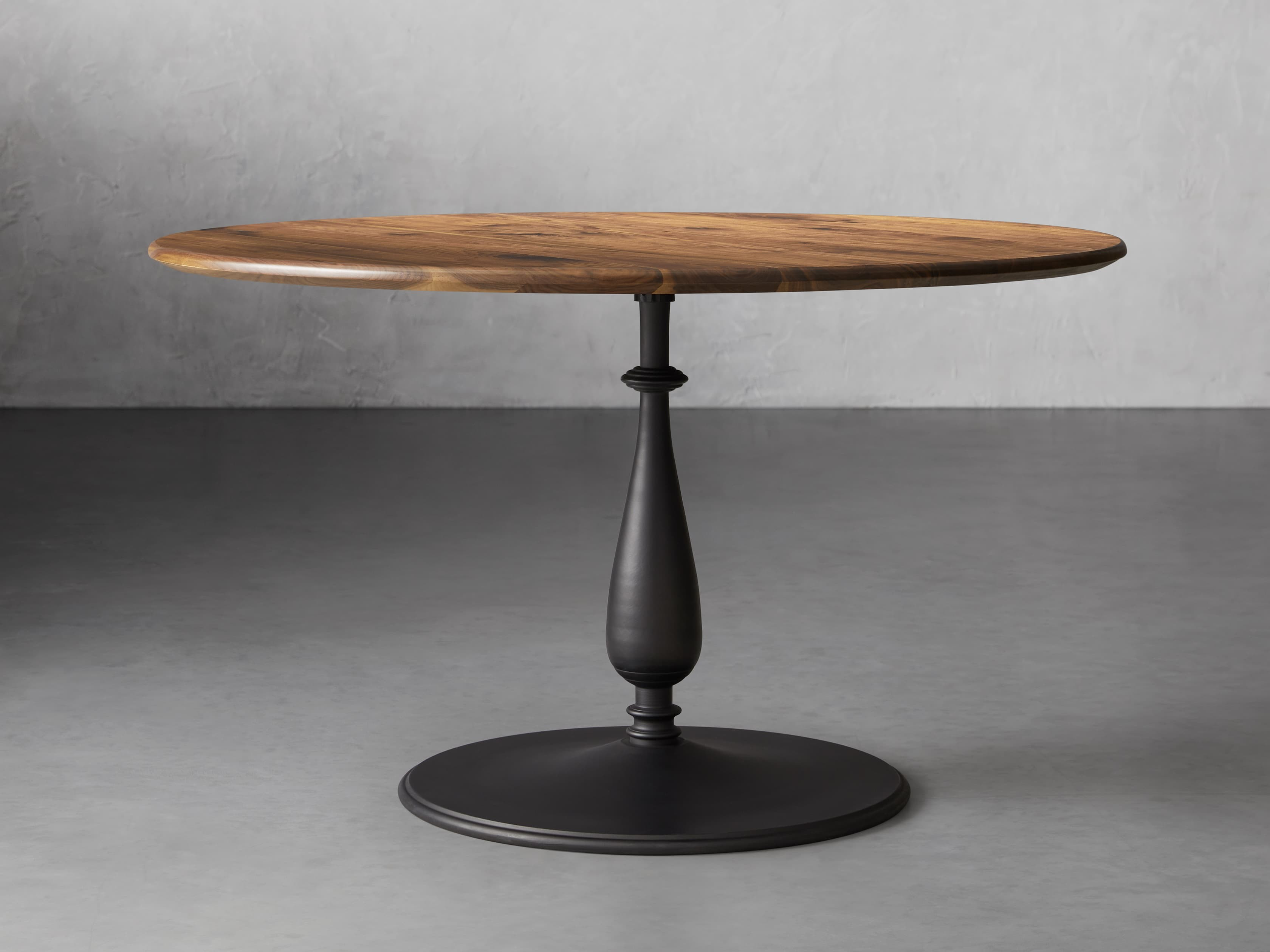 Jacob Round Dining Table with Cleo Base | Arhaus