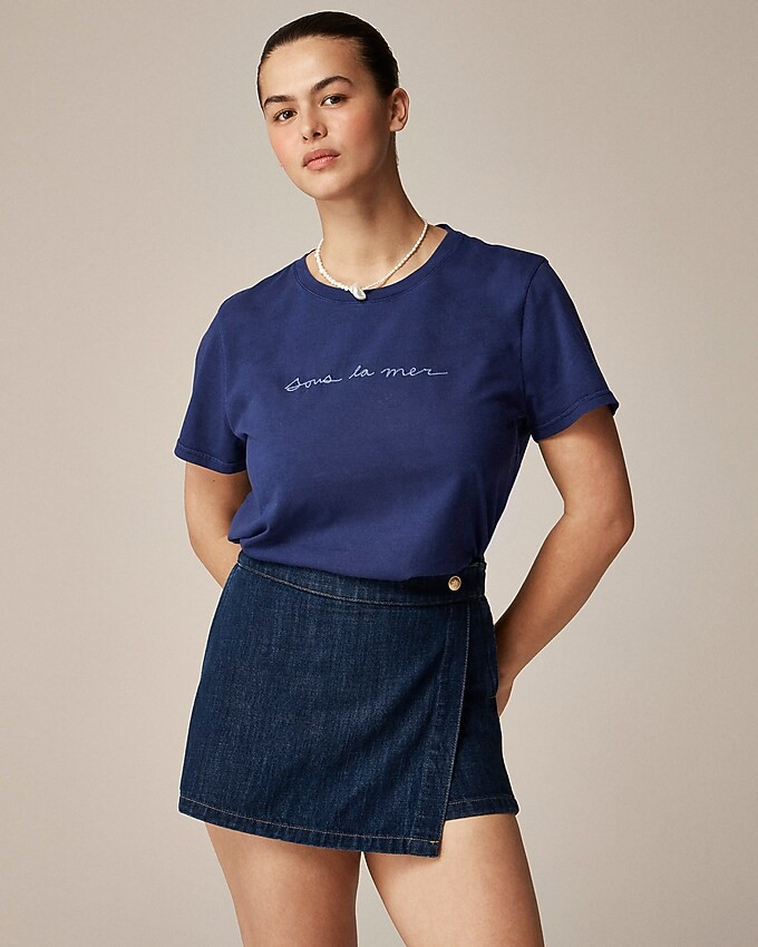 Classic-fit "Sous la mer" graphic T-shirt | J. Crew US