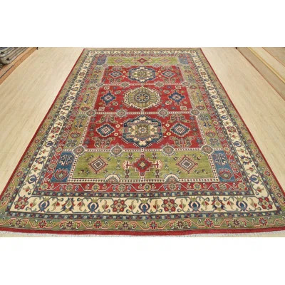 Mynieskye One-of-a-Kind 9' X 11'11'' New Age Wool Area Rug Red | Wayfair North America