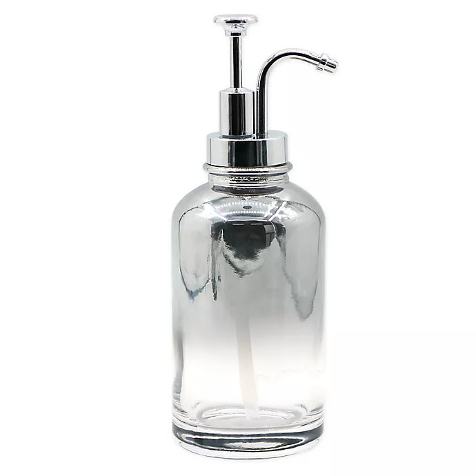 Glacier Soap Dispenser in Silver | Bed Bath & Beyond